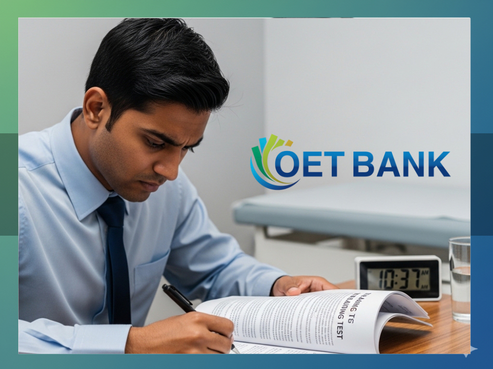 OET Bank | Provide Professional OET practice questions, mock tests, and explanations.
